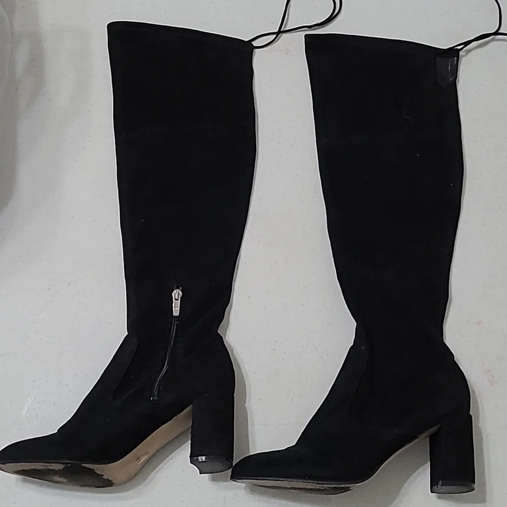 Marc Fisher black suede over the knee boots size 7.5